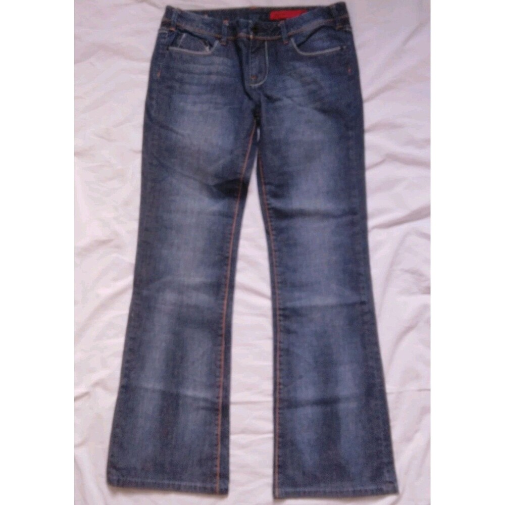 Vigoss Jeans Flap Pockets Flare 90s Y2K Womens Size 9